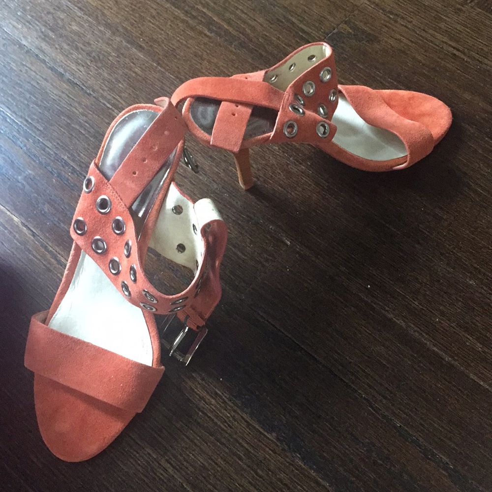 Orange Michael Kors heels